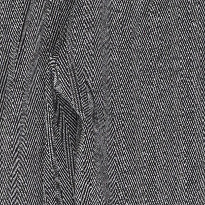 Preworn Womens Black Geometric Polyester Trousers  Size L L26 in Regular