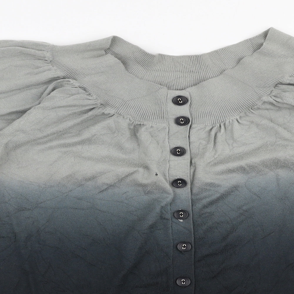 Womens UK Size 8 Oasis Grey Pullover Jumper