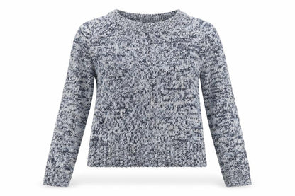 H&M Womens Blue Round Neck  Acrylic Pullover Jumper Size XS