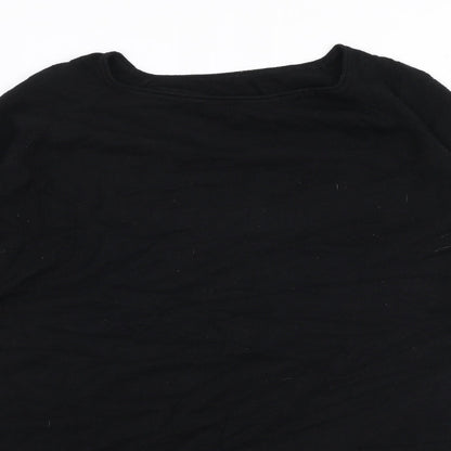 Womens UK Size M Preworn Black Pullover Jumper