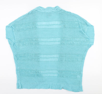 Womens UK Size 18 Soon Blue Cardigan Jumper