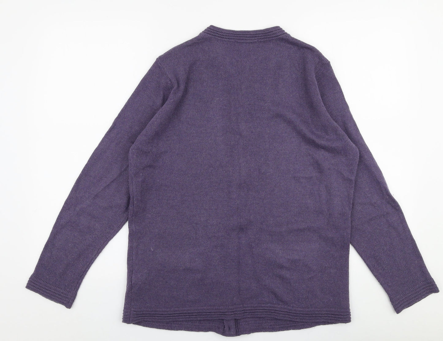 Womens UK Size 16 Marks and Spencer Purple Cardigan Jumper