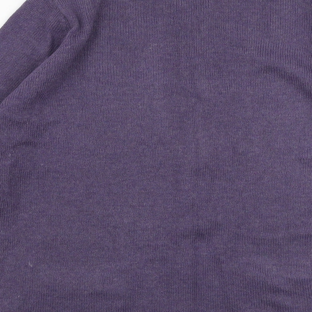 Womens UK Size 16 Marks and Spencer Purple Cardigan Jumper