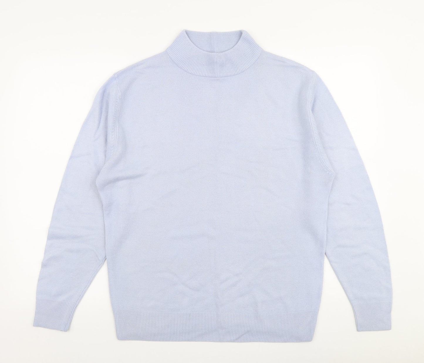 Womens UK Size 12 Damart Blue Pullover Jumper