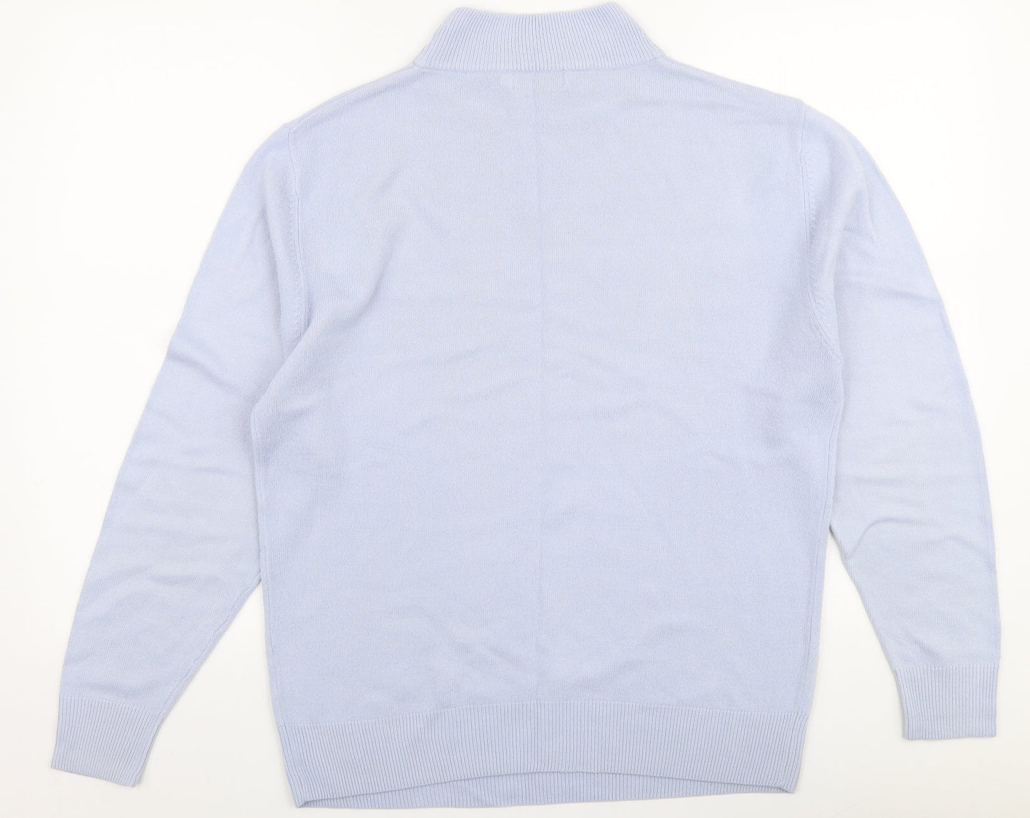 Womens UK Size 12 Damart Blue Pullover Jumper
