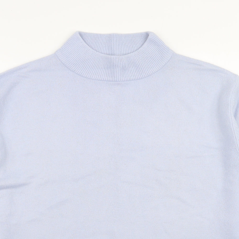 Womens UK Size 12 Damart Blue Pullover Jumper