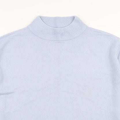 Womens UK Size 12 Damart Blue Pullover Jumper