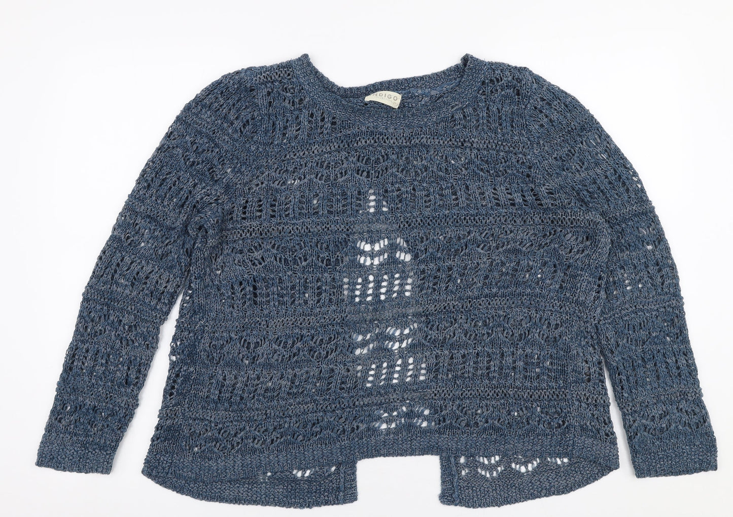 Womens UK Size 12 Marks and Spencer Blue Pullover Jumper