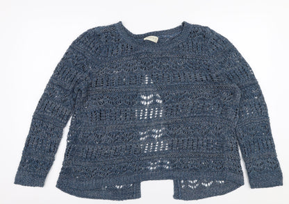 Womens UK Size 12 Marks and Spencer Blue Pullover Jumper