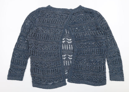 Womens UK Size 12 Marks and Spencer Blue Pullover Jumper