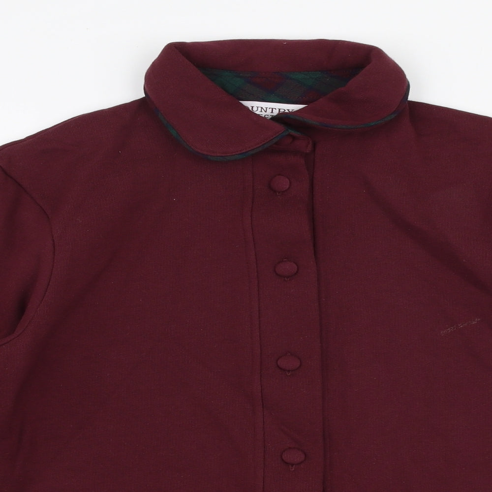 Womens UK Size S Country Collection Red Jacket