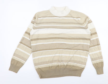 Womens UK Size 12 Marks and Spencer Beige Pullover Jumper
