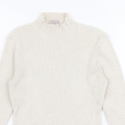 Womens UK Size S H&M Beige Pullover Jumper