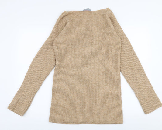 Womens UK Size 8 Dorothy Perkins Brown Pullover Jumper