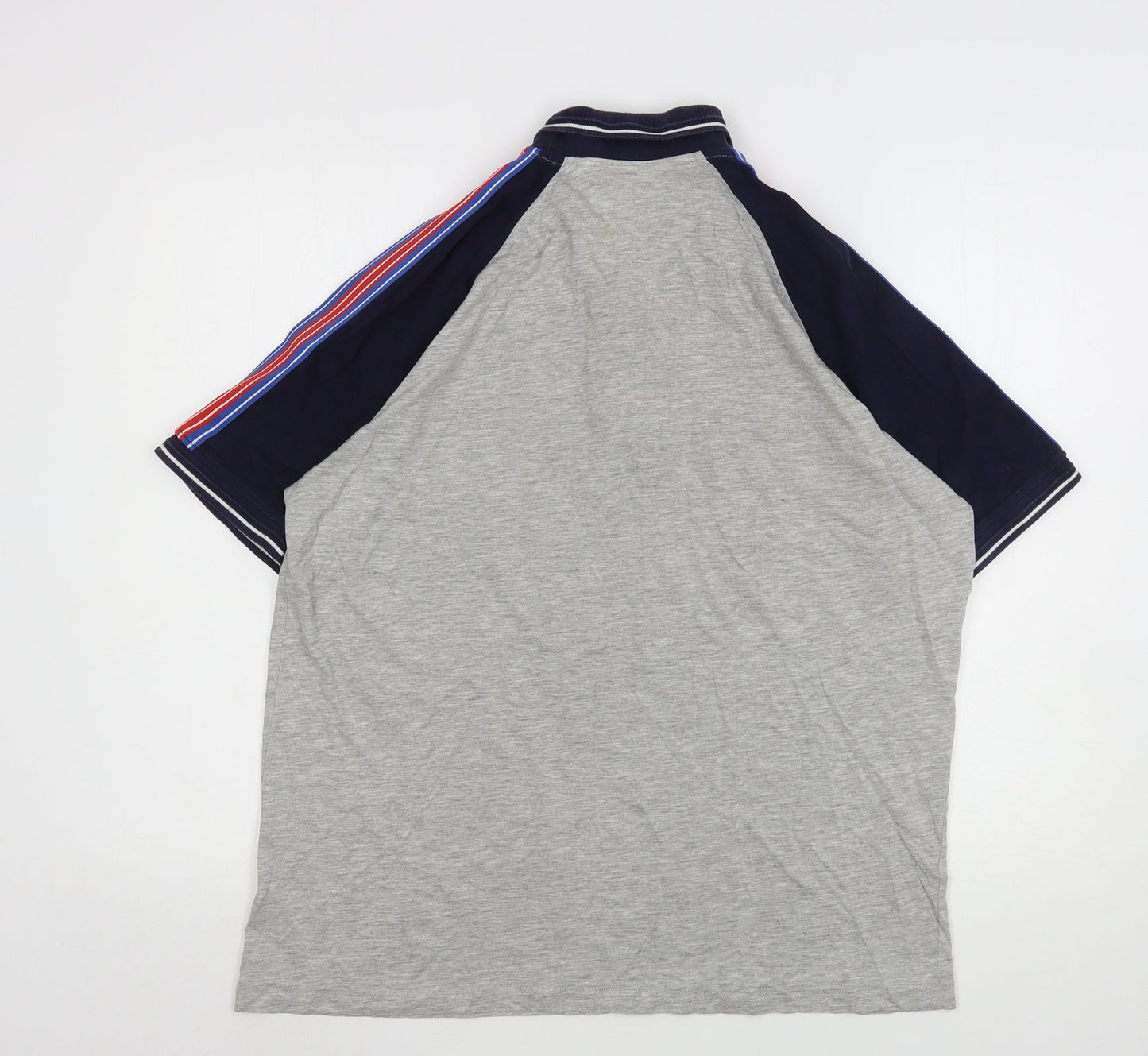 George Mens Multicoloured  Cotton  Polo Size L Collared