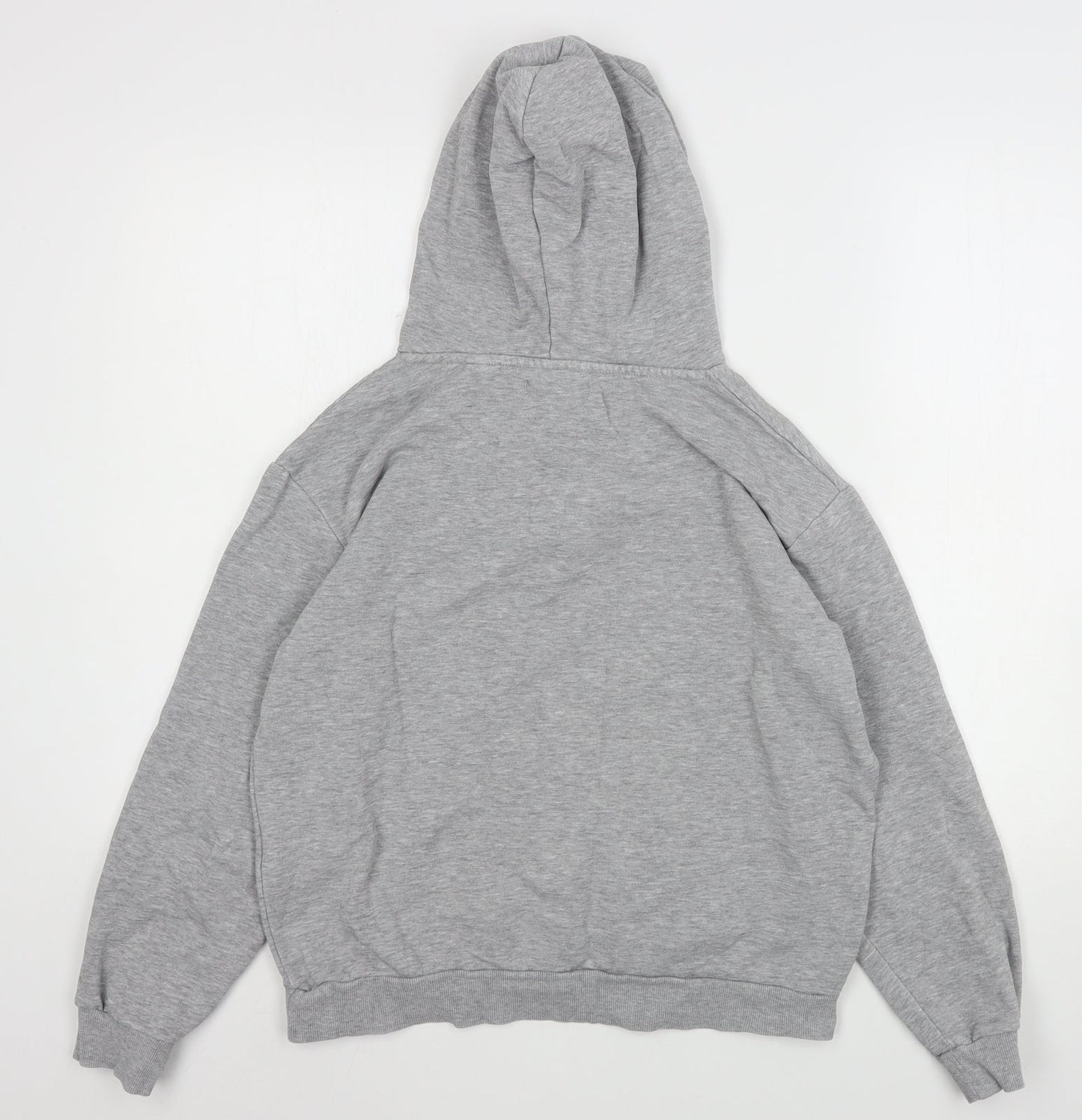 Brave Soul Womens Grey  Cotton Pullover Hoodie Size S