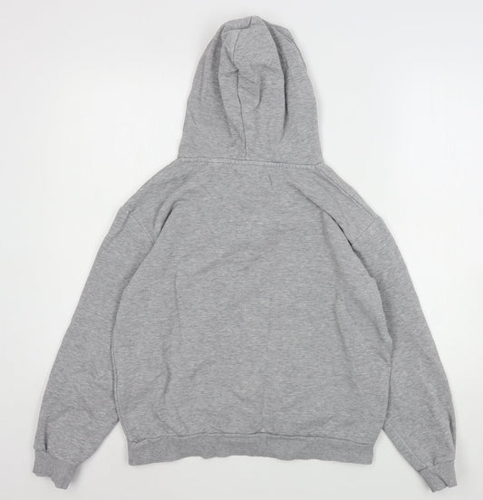 Brave Soul Womens Grey  Cotton Pullover Hoodie Size S