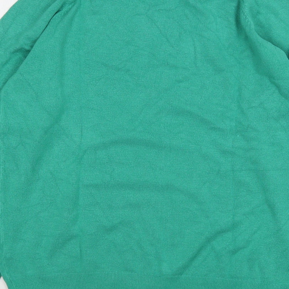 Womens UK Size M Dunnes Stores Green Pullover Jumper