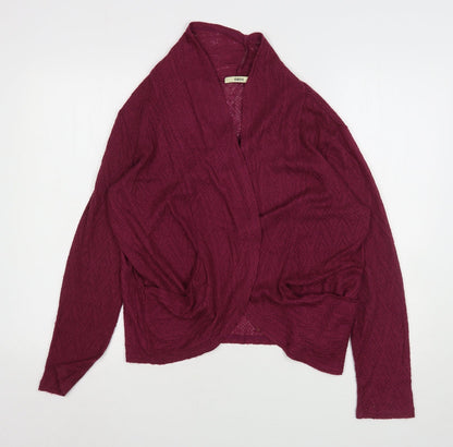 Womens UK Size M Oasis Purple Cardigan Jumper