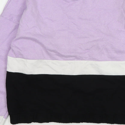 Pep&Co Girls Multicoloured Colourblock Cotton Pullover Sweatshirt Size 11-12 Years