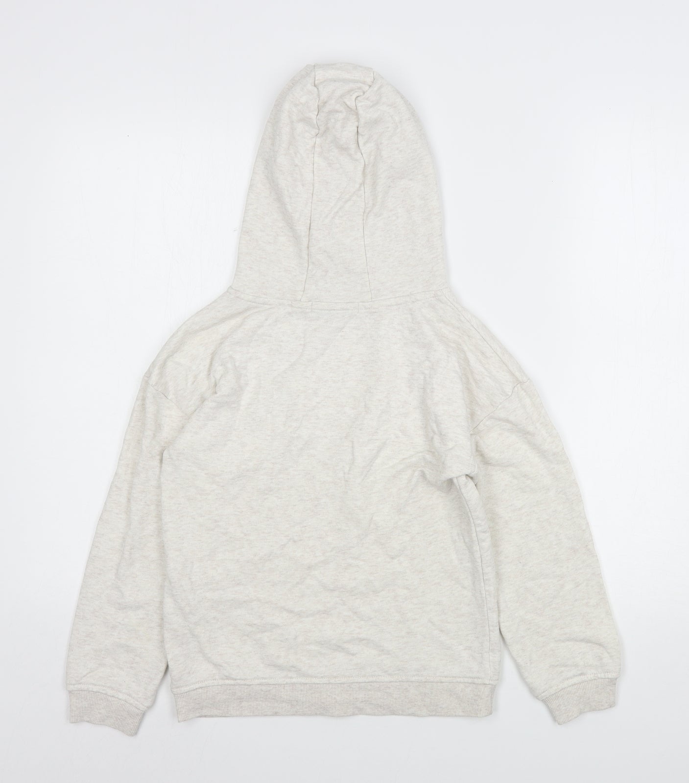 Primark Girls Beige  Cotton Pullover Hoodie Size 9-10 Years