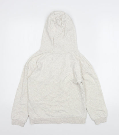 Primark Girls Beige  Cotton Pullover Hoodie Size 9-10 Years
