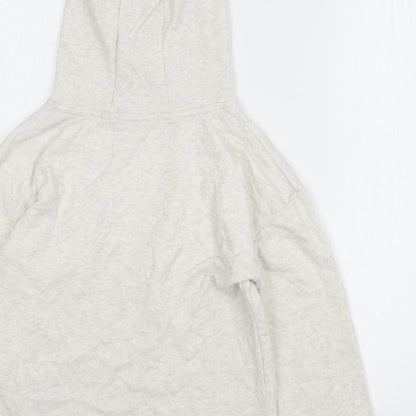 Primark Girls Beige  Cotton Pullover Hoodie Size 9-10 Years