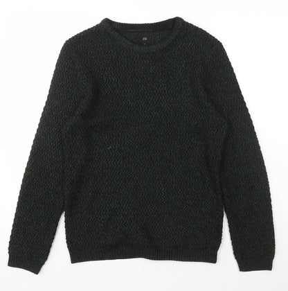 Womens UK Size S River Island Green Pullover Jumper