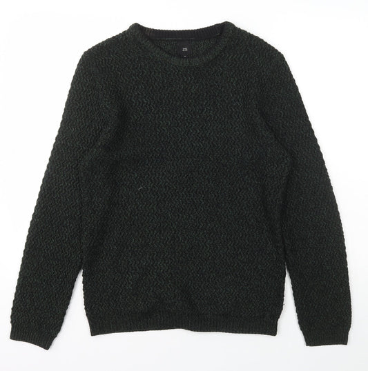 Womens UK Size S River Island Green Pullover Jumper