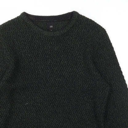 Womens UK Size S River Island Green Pullover Jumper