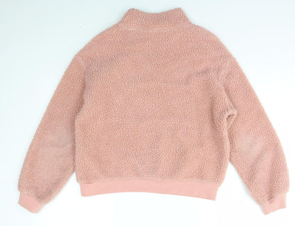 Womens UK Size S H&M Pink Pullover Jumper