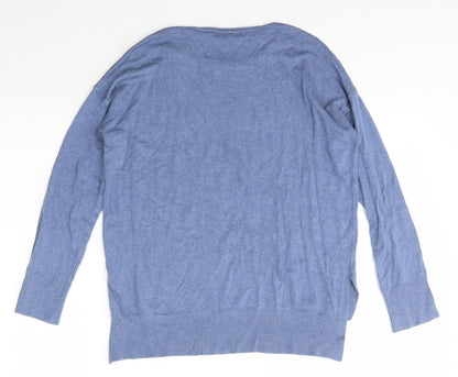 Womens UK Size 12 Atmosphere Blue Pullover Jumper