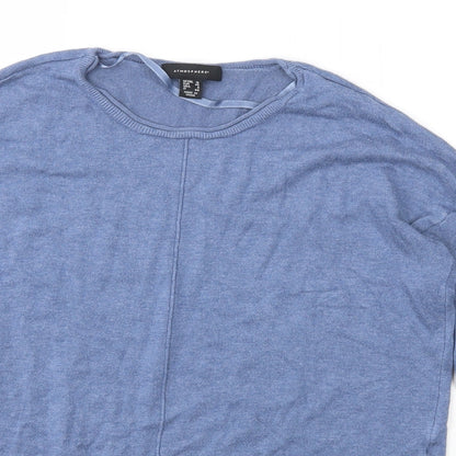 Womens UK Size 12 Atmosphere Blue Pullover Jumper