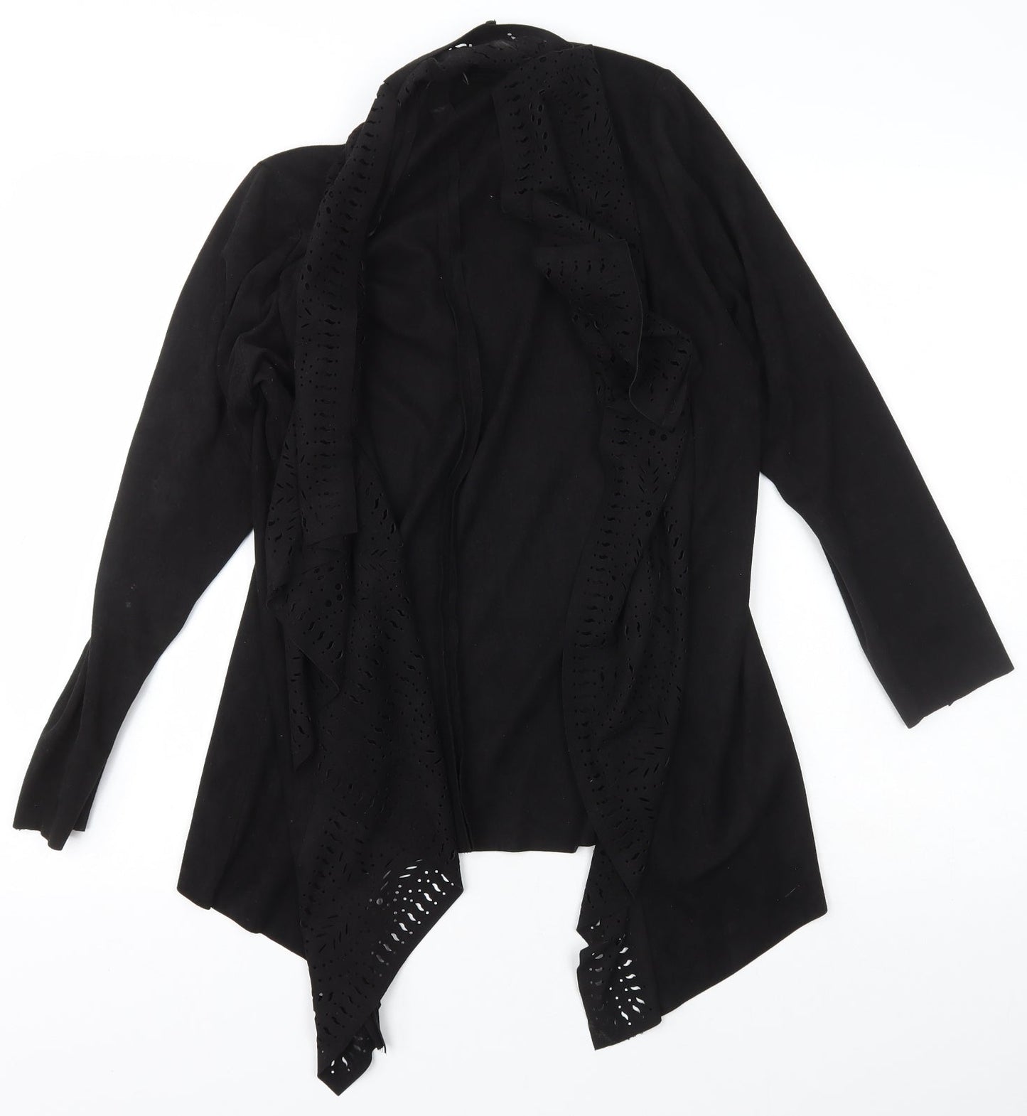 Womens UK Size S Klass Black Wrap Jumper
