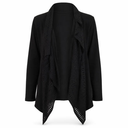 Womens UK Size S Klass Black Wrap Jumper