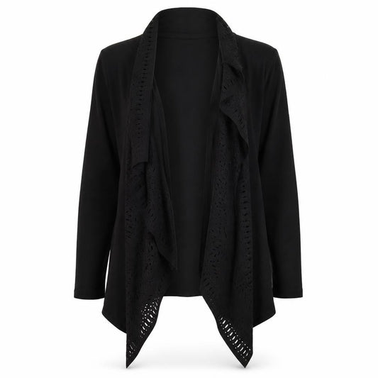 Womens UK Size S Klass Black Wrap Jumper