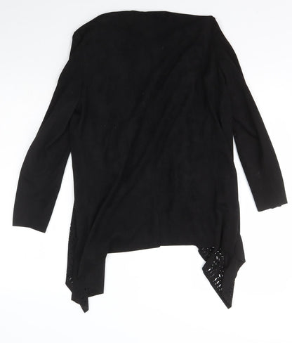 Womens UK Size S Klass Black Wrap Jumper