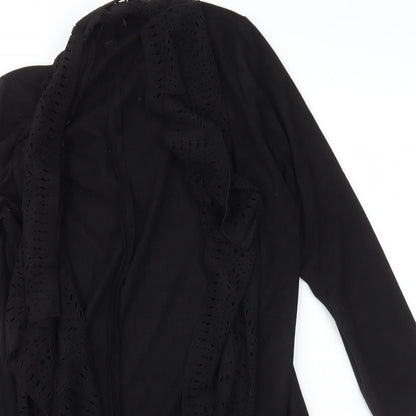 Womens UK Size S Klass Black Wrap Jumper