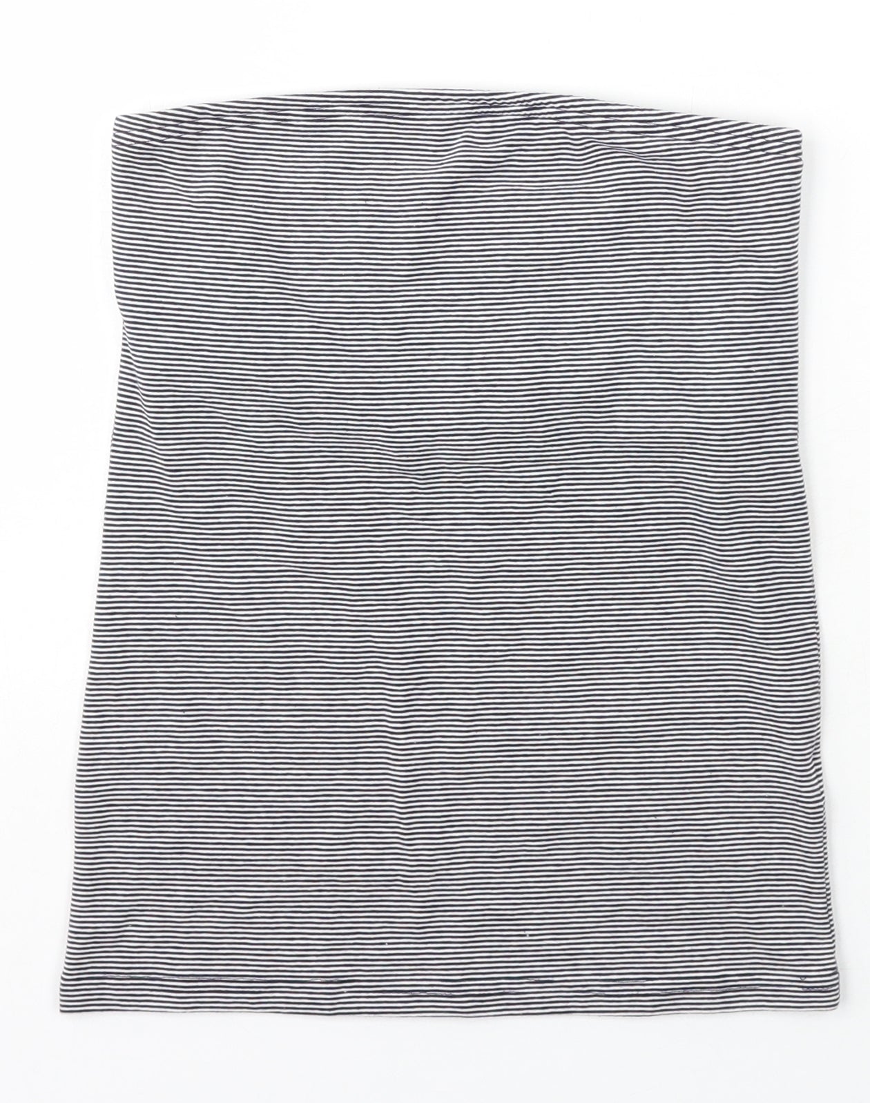 Womens UK Size S New Look Black Basic Tank