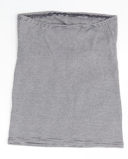 Womens UK Size S New Look Black Basic Tank