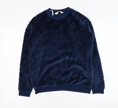 Primark Womens Blue  Polyester Pullover Sweatshirt Size 6  Pullover - Loungewear