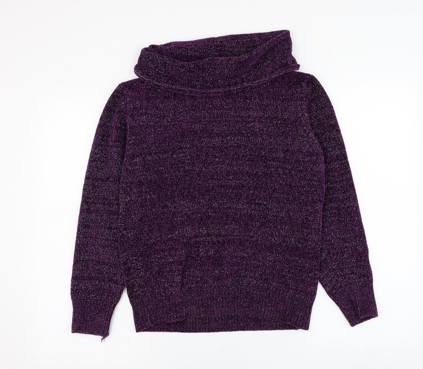 Womens UK Size S Anna Rose Purple Pullover Jumper