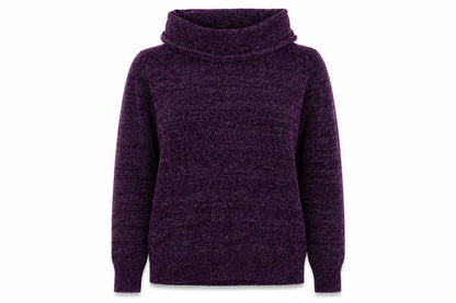 Womens UK Size S Anna Rose Purple Pullover Jumper