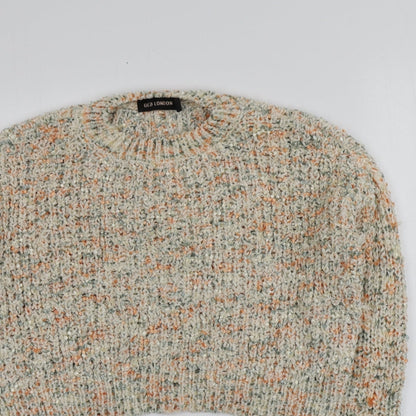 Womens UK Size S QED London Multicoloured Pullover Jumper