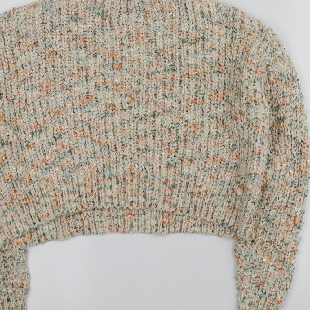 Womens UK Size S QED London Multicoloured Pullover Jumper