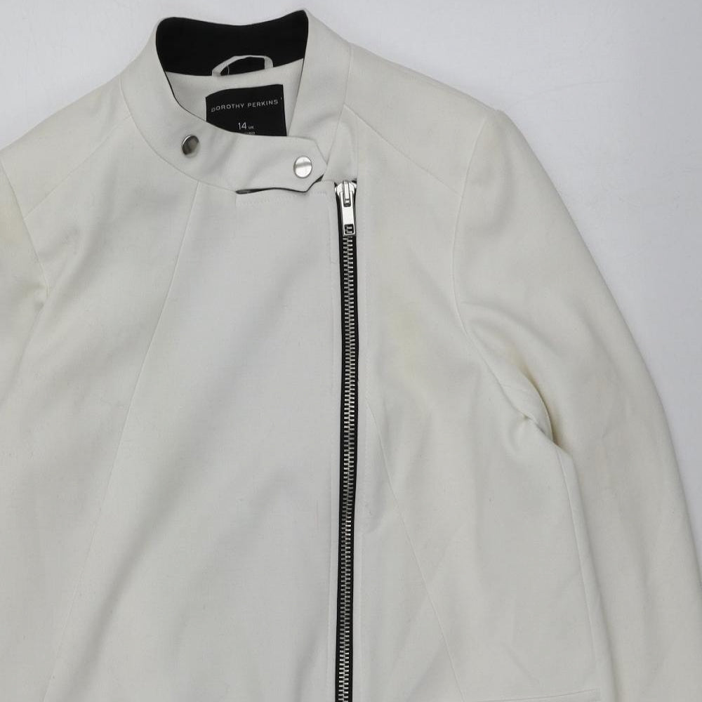 Womens UK Size 14 Dorothy Perkins Ivory Jacket
