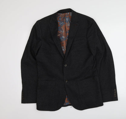 Mens UK Size 38 NEXT Regular Black Suit Jacket