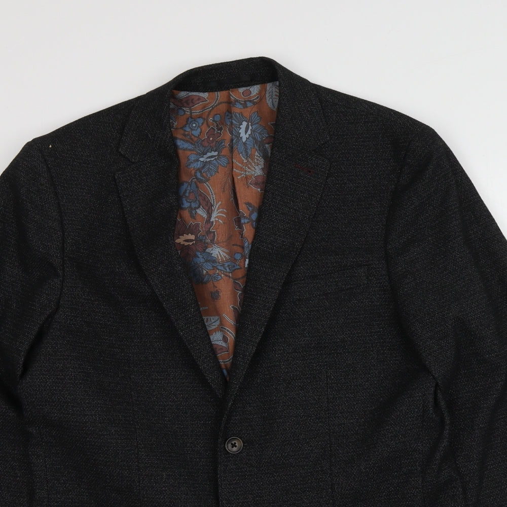 Mens UK Size 38 NEXT Regular Black Suit Jacket