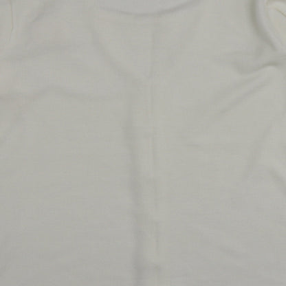 Womens UK Size L BM Ivory Cardigan Jumper