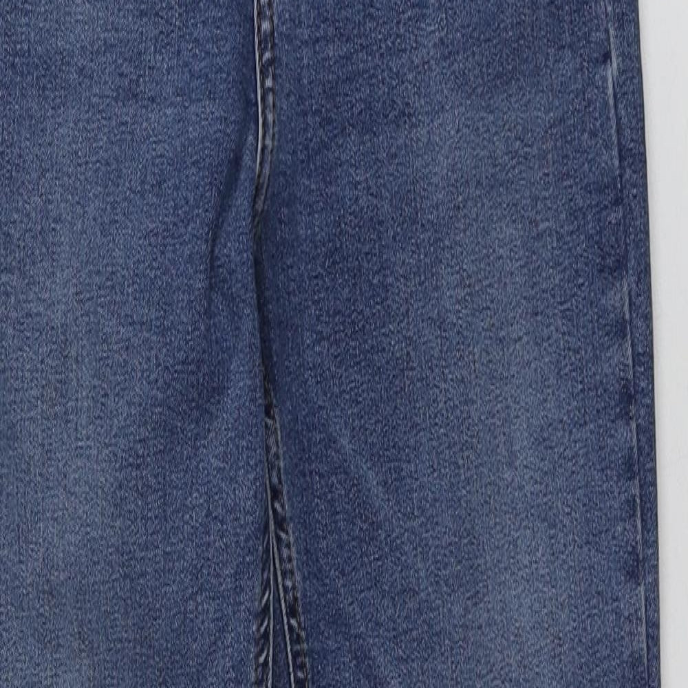 Topshop Womens Blue  Cotton Skinny Jeans Size 28 L25 in Regular